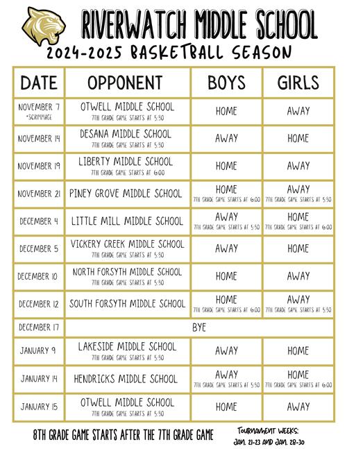 Schedule